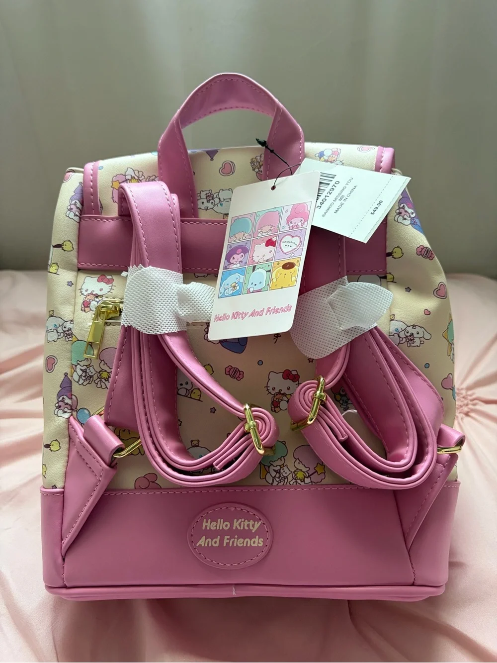 Her Universe Hello Kitty And Friends Missing You Slouch Mini Backpack